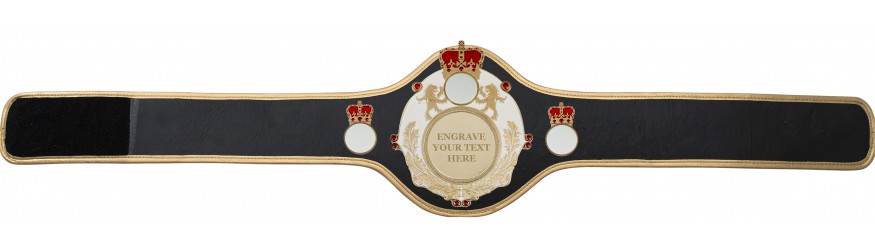 QUEENSBURY CHAMPIONSHIP BELT QUEEN/W/G/ENGRAVE - AVAILABLE IN 10+ COLOURS